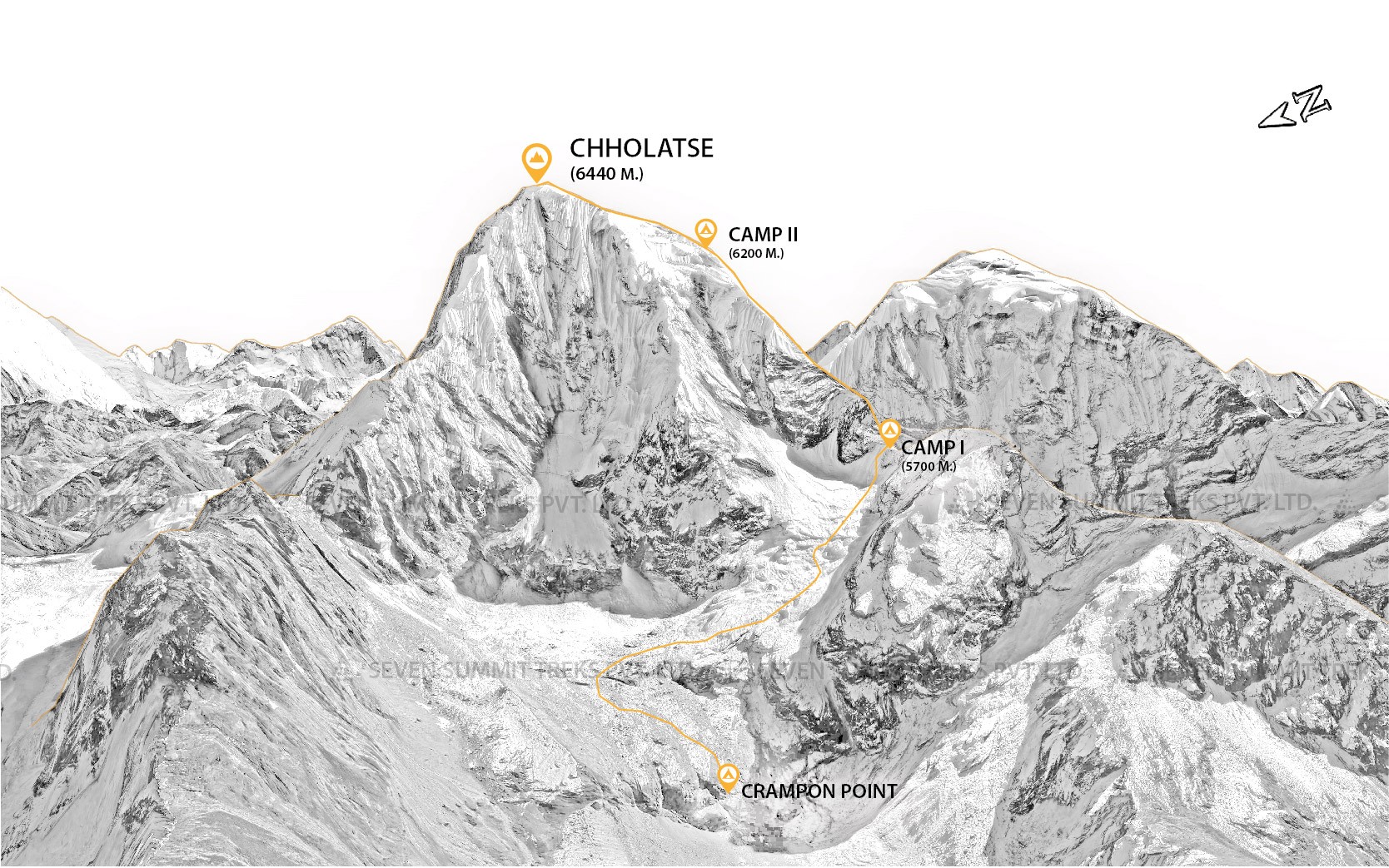 MT. CHOLATSE PEAK EXPEDITION (6440M)