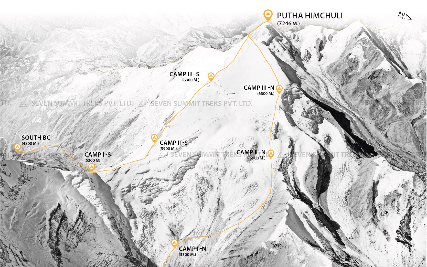  PUTHA HIUNCHULI EXPEDITION (7246M) - DHAULAGIRI VII 
